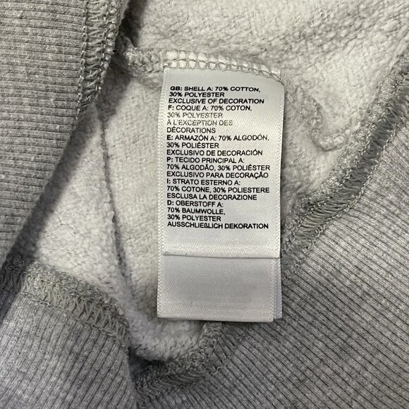 The North Face Womens Sweatshirt Pullover Hoodie Gray Grey Kangaroo Pocket XS - Picture 16 of 16